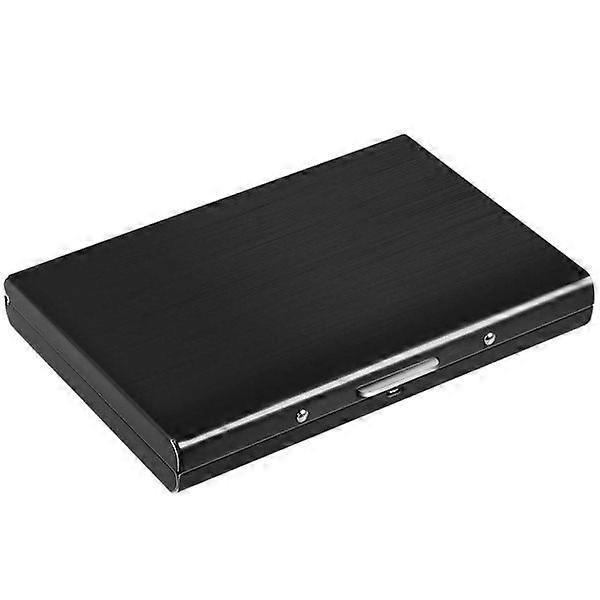 Card Holder with Compartment / RFID-protected Wallet - Card Case Black