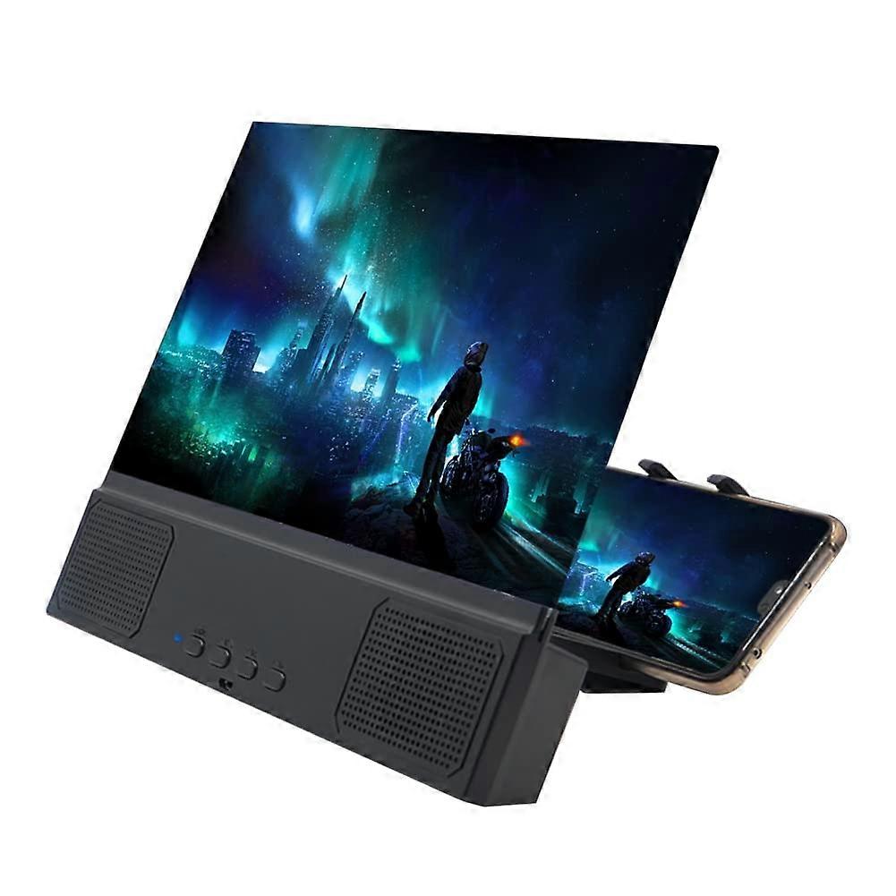 Phone Screen Magnifier L2 - 3D Video Amplifier Stand Holder for Cell Phones, Compatible with All Models, Adjustable Size