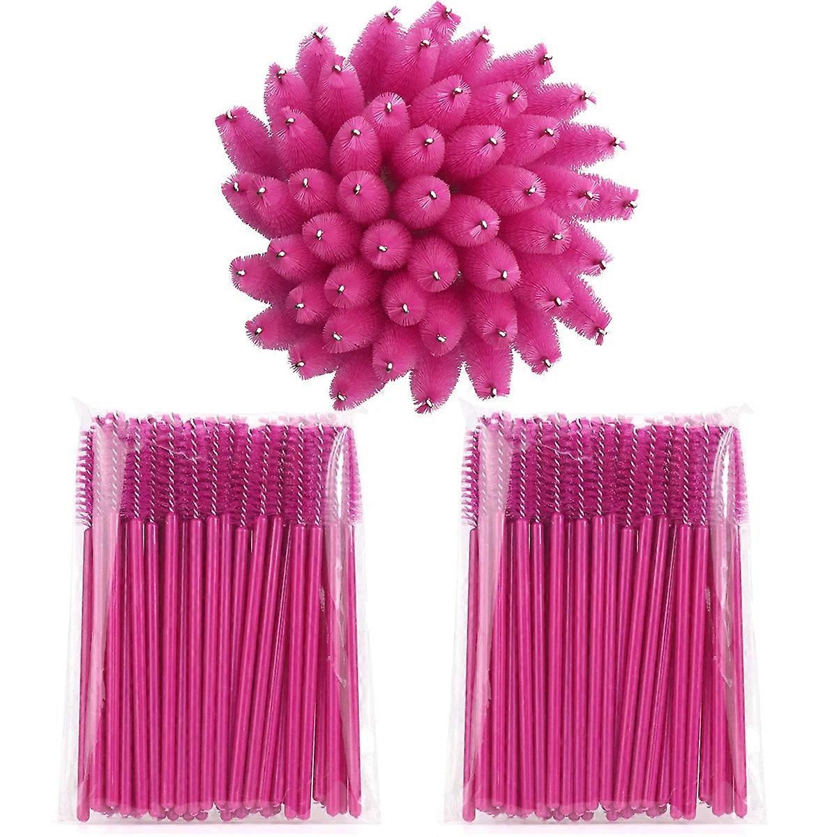 100-pak Engangs Mascara Børster Spoolie Wands Til Lash Extensions & Makeup