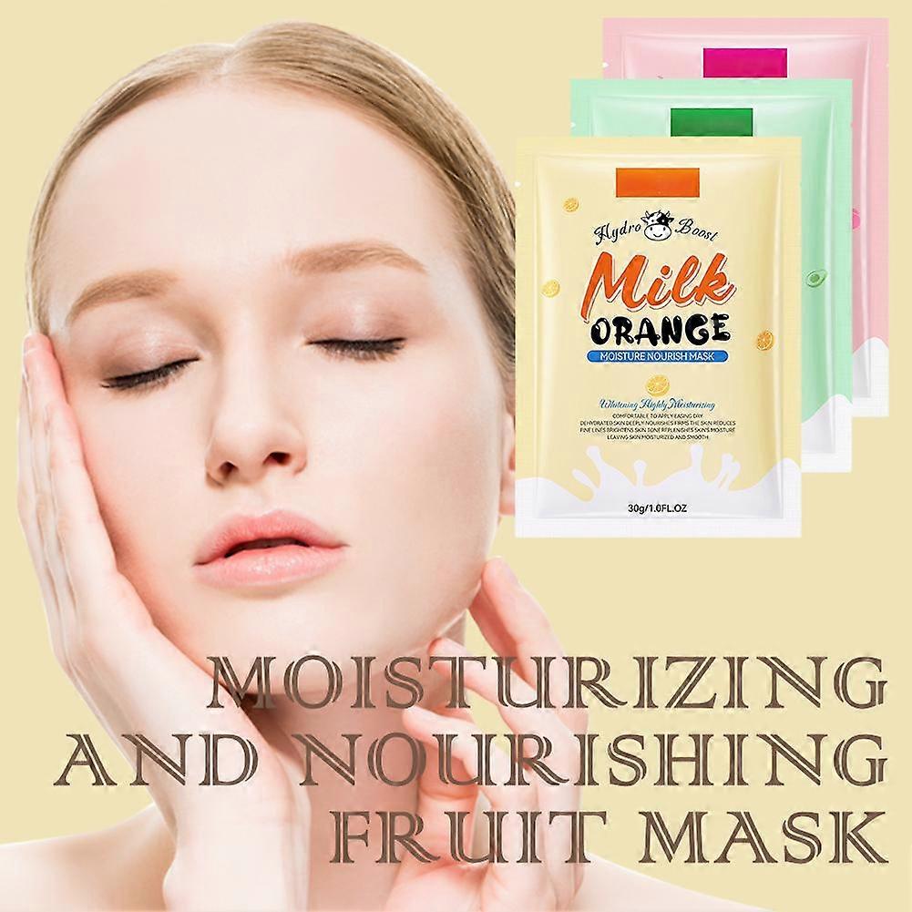 Milk Fruits Facial Masks Vitamin C Avocado Moisturizing Hydrating Face Masks
