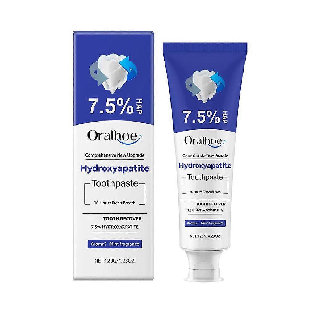 7.5% Hydroxyapatite Toothpaste Remove Yellow Tooth Stains Sensitive Teeth