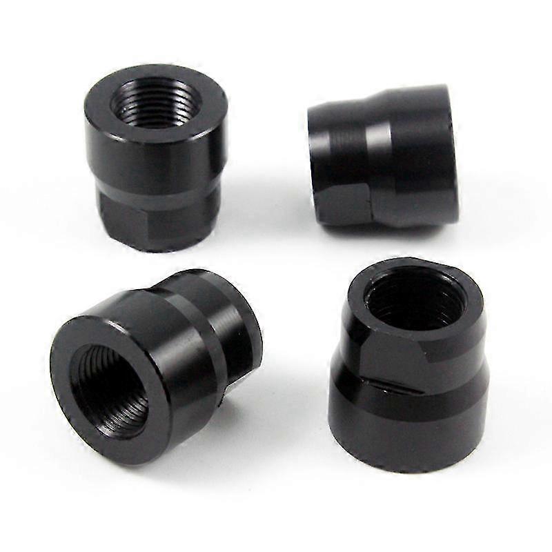 M12x1.0mm Threaded Thru Axle Nuts for Bicycle Hub Tube Shafts with Skewer Cap Including Bicycle Accessory Kit