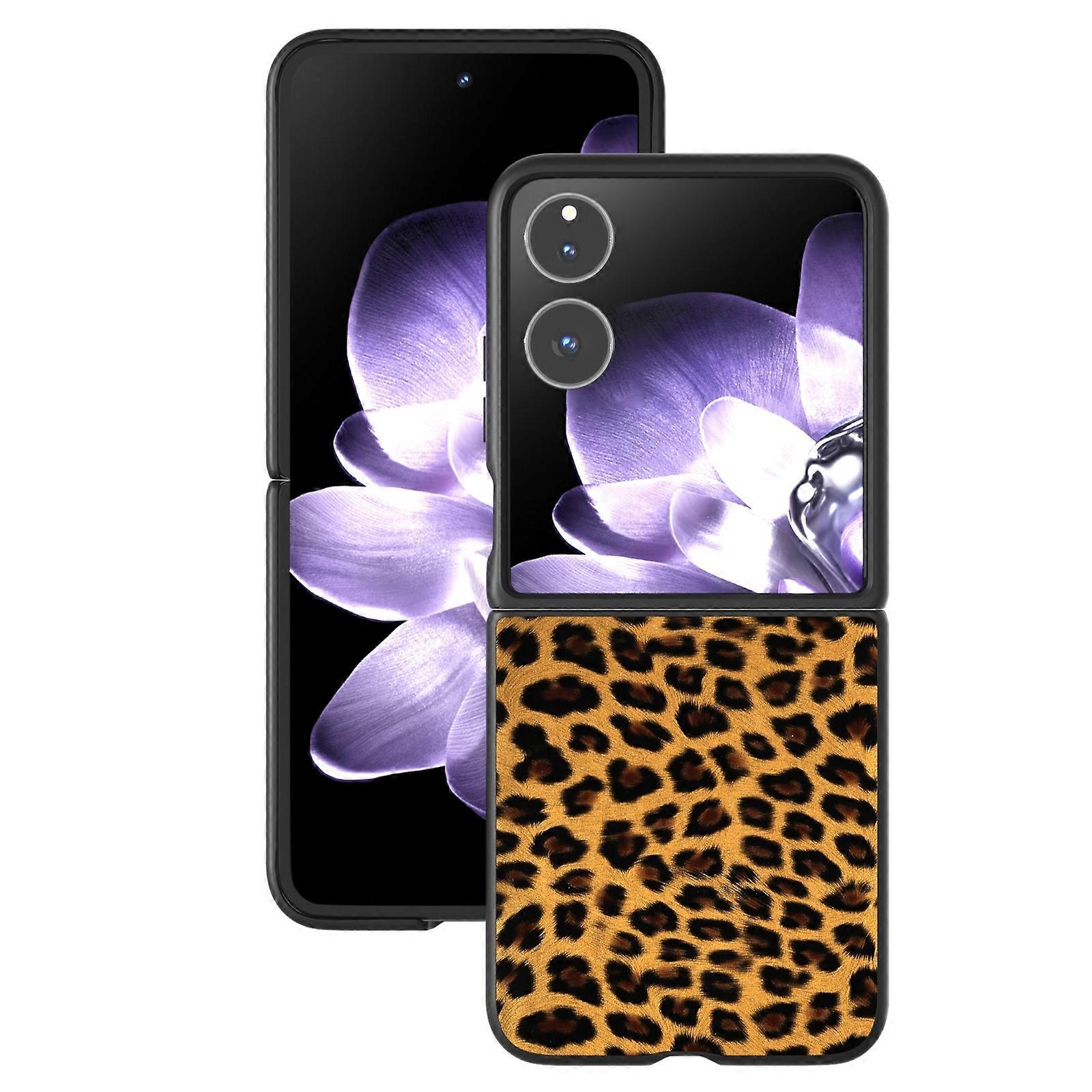Black Frame Leopard Full Coverage Phone Case