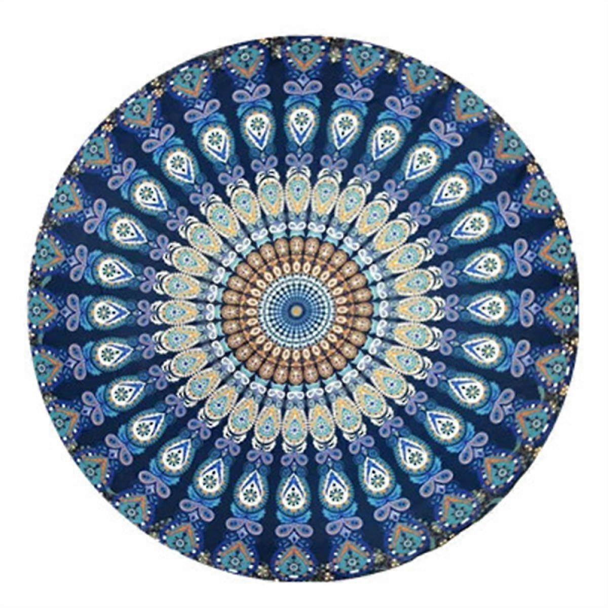 Round Beach Tapestry, Picnic Mat, Beach Blanket
