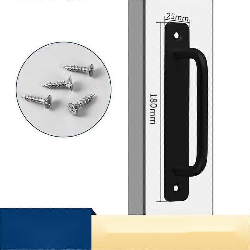 Cabinet Drawer Handle Pull 4 Pieces Aluminum Alloy Push Pull Handle Assistant(Style 2)