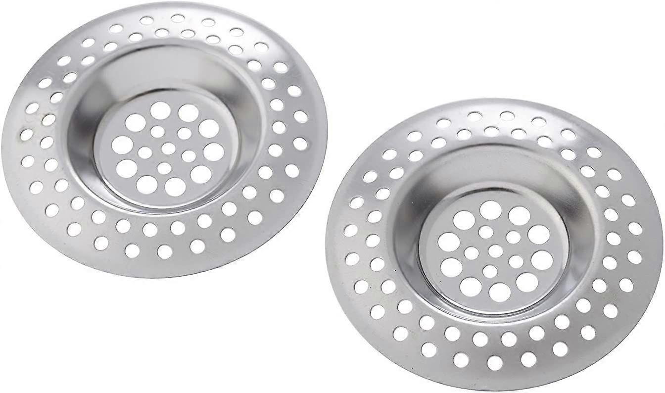 2 x Filters - Stainless Steel Strainer for Sink Basin Bathtub