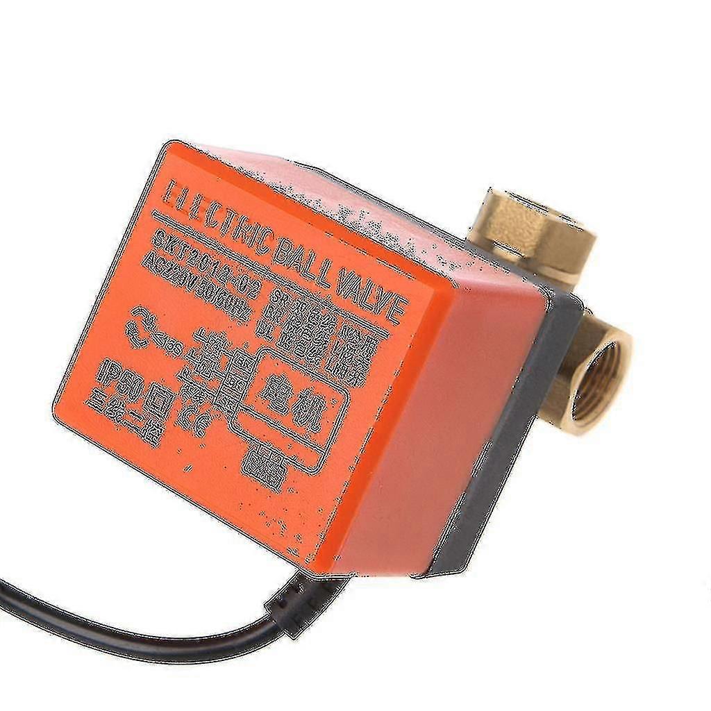 3 Way Motorized Ball Valve Electric Three Line Two Way Control Ac Dn15/20/25 - Snngv