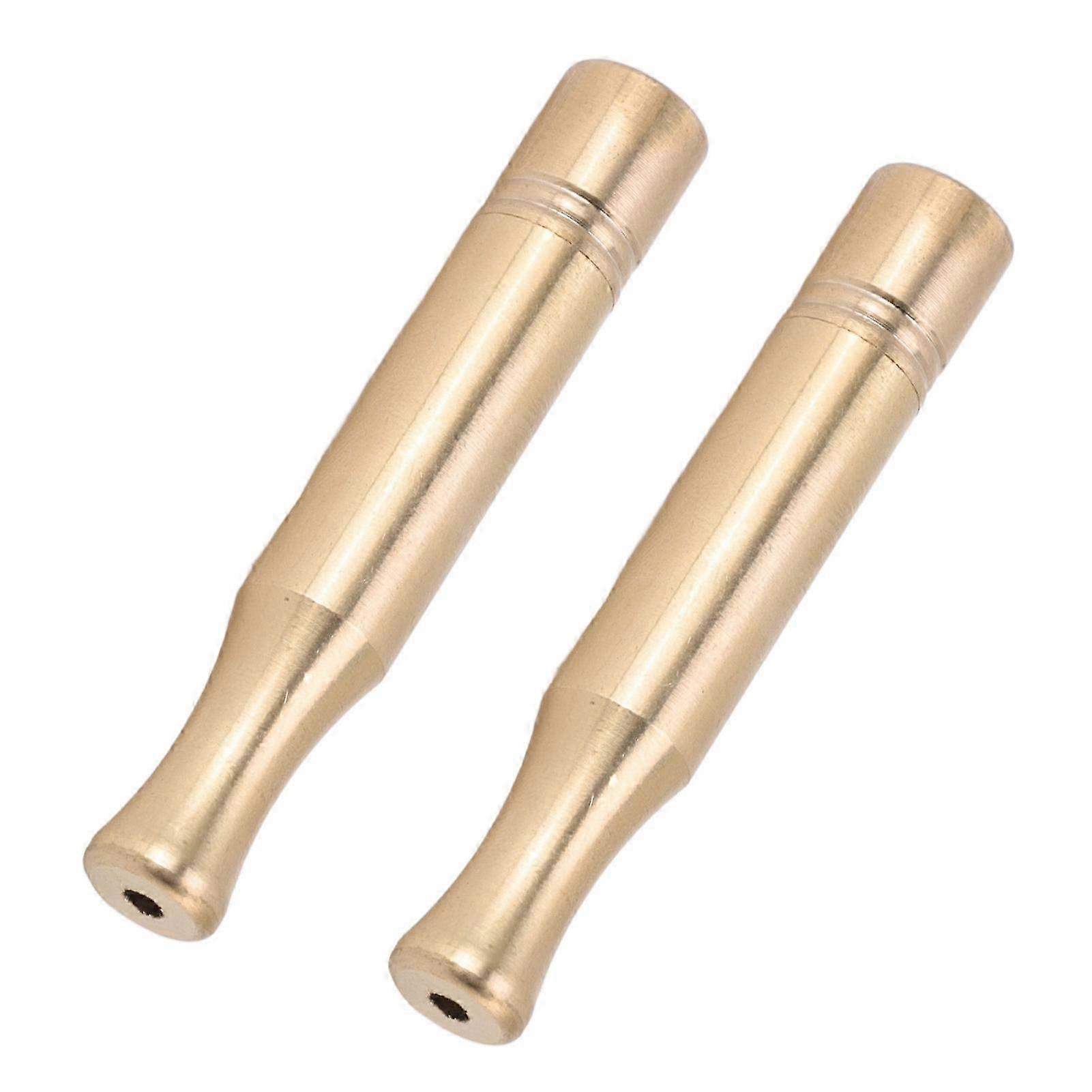 2 Sets 2.36in Copper Cigarette Holder with Detachable Filters for Men