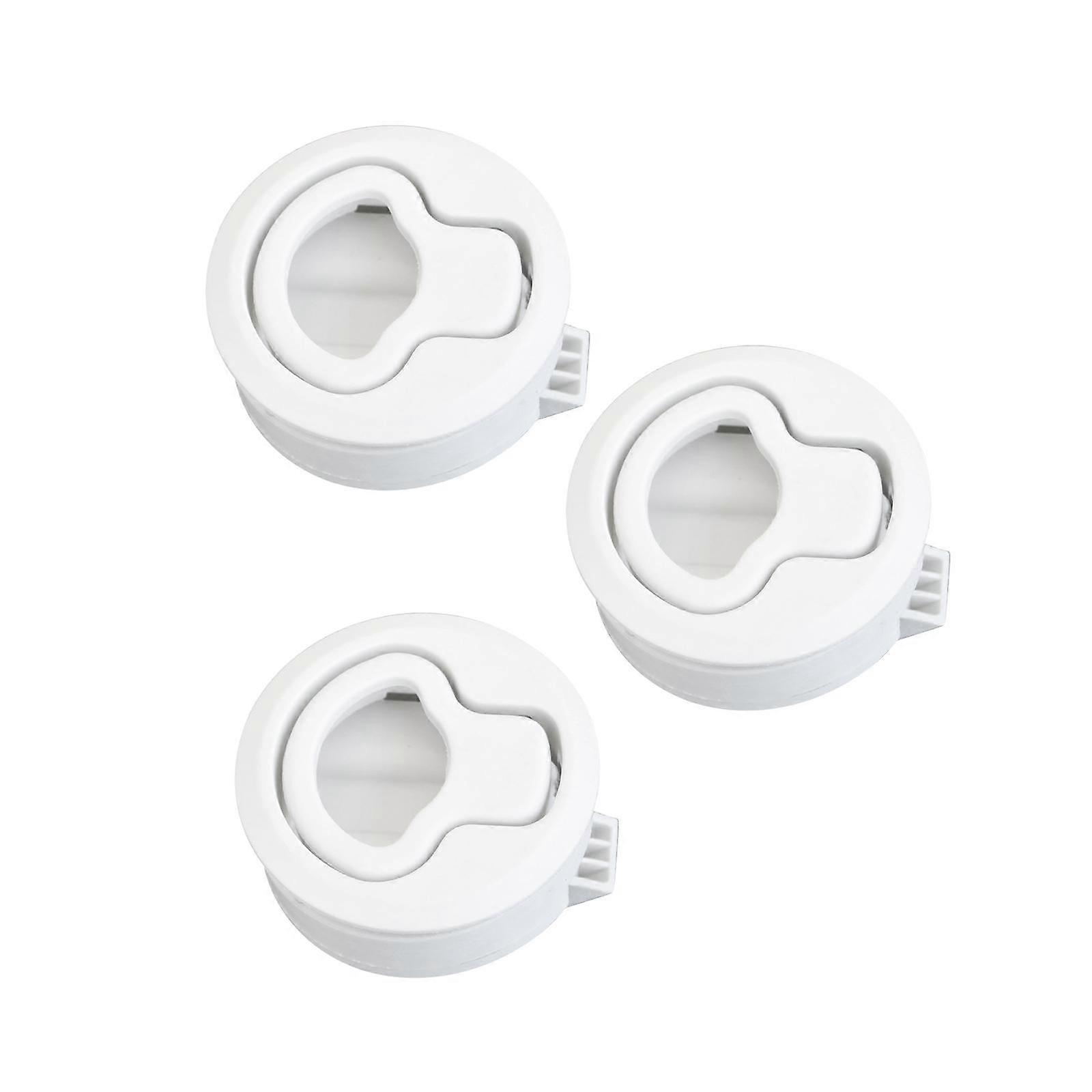 3 Pieces Flush Locker Pull Latch Boat Deck Latch for Trailer RV