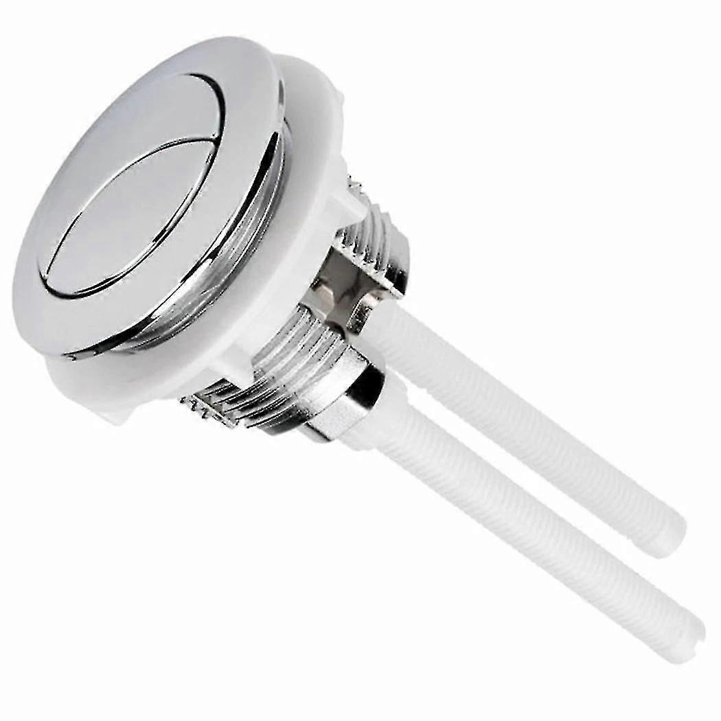 38 Mm Double Push Button For Toilet Flush Chrome High Pressure Pumping Toilet Accessories Closes Tool