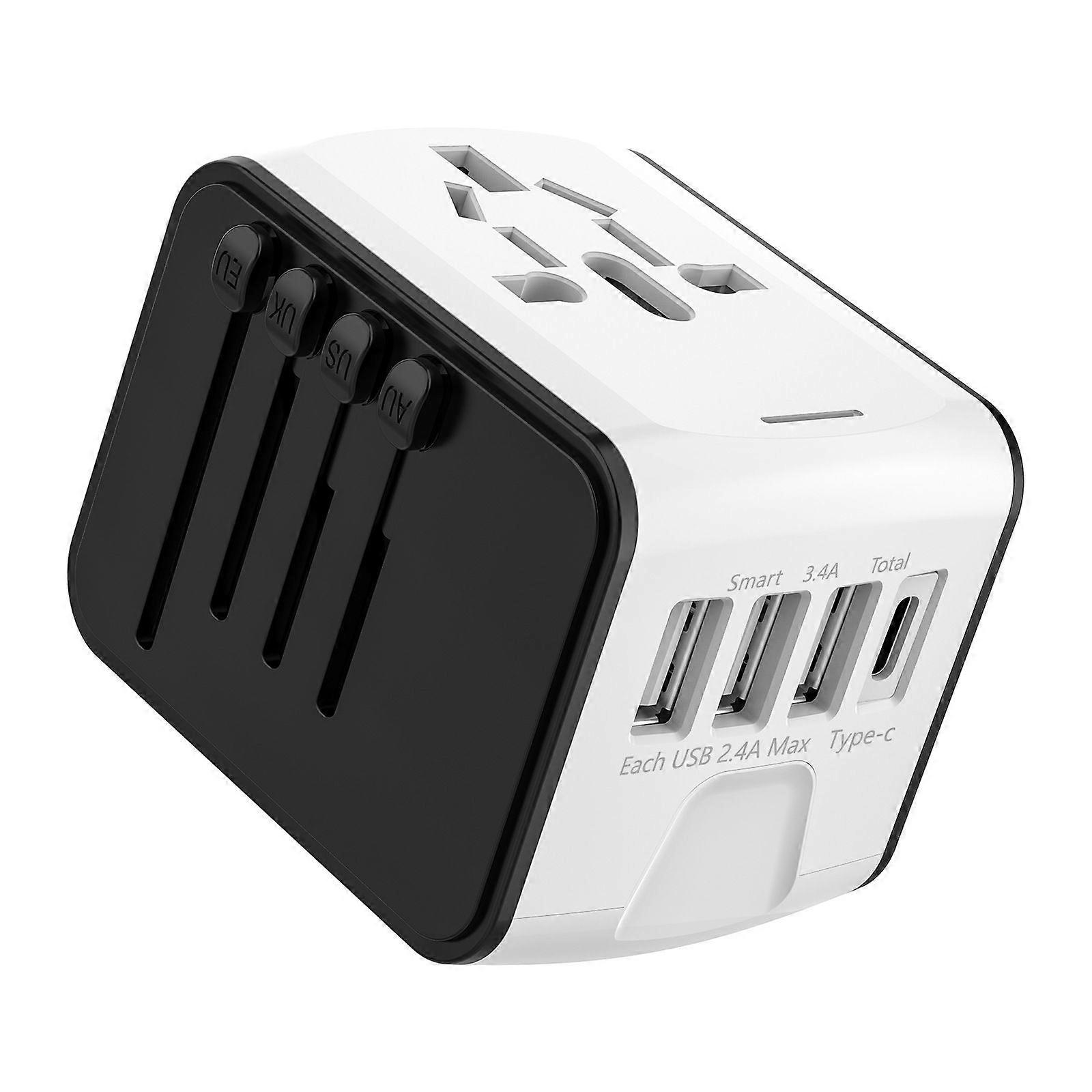 Universal Travel International Power Adapter white