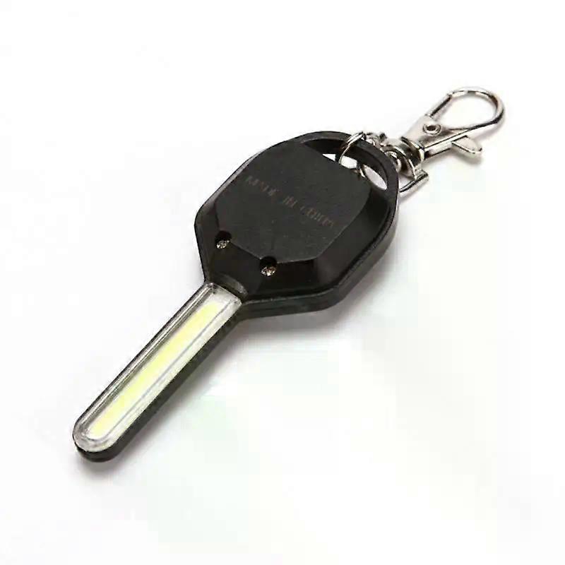 Mini LED Keychain Flashlight Emergency Light Key Shape Lamp Torch Camping Fishing Hike Light Key Ring Waterproof Torch Lamp