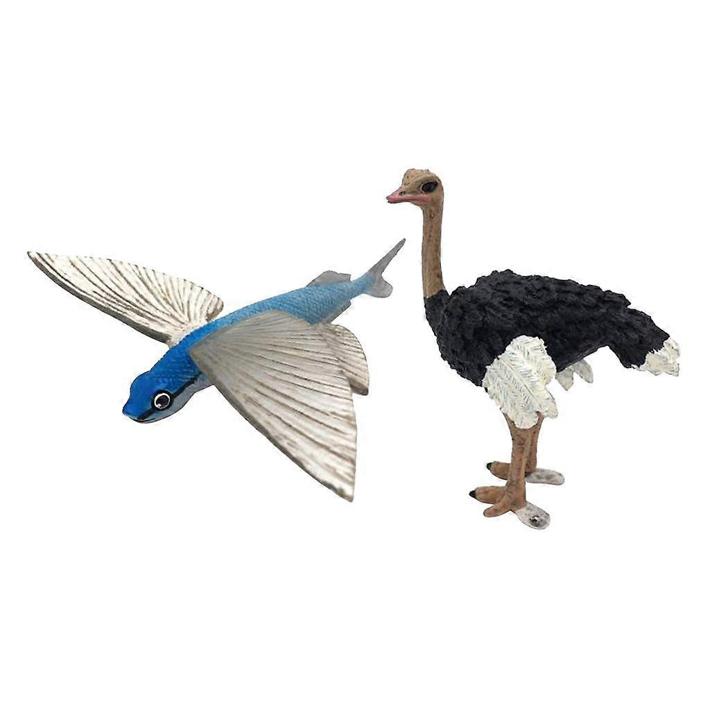 2 Pieces Figurines Animals Model Action Figures Toys