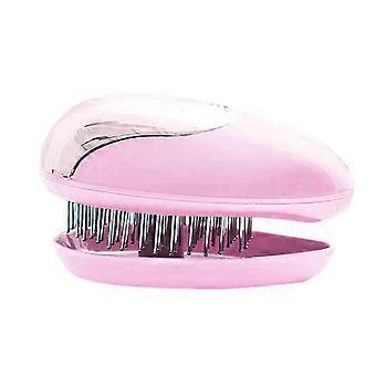 Portable Ionic Hairbrush Takeout Mini Hair Brush Comb Massage Small PU5403