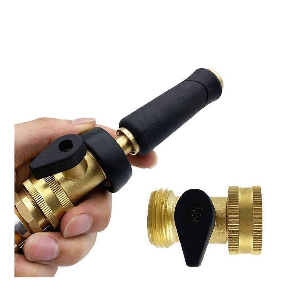 Ball Valve 3/4 Inch BSP Thread, Hot And Cold Water Stop, Garden Hose Faucet Connector, 1 Way Shut Off, Model 449C