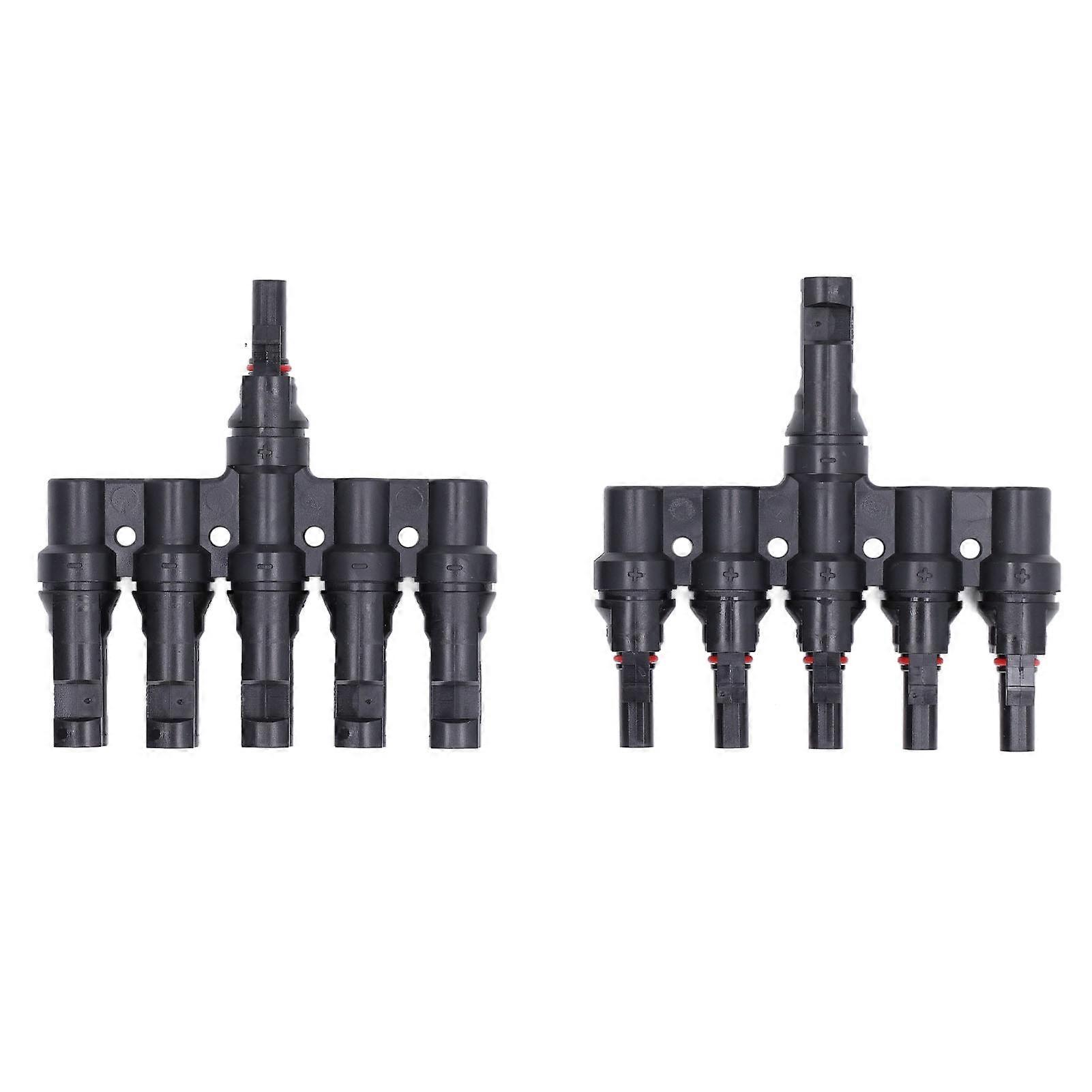 1 Pair Solar Branch Connector Panel Parallel Connection Cable Splitter Coupler DIY Mount Tool