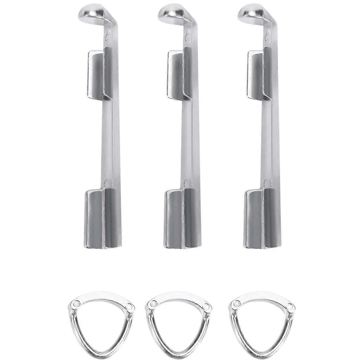 Billiard Cue Clamp 3 Pcs Pool Cue Tip Clamp Alloy Cue Stick Tip