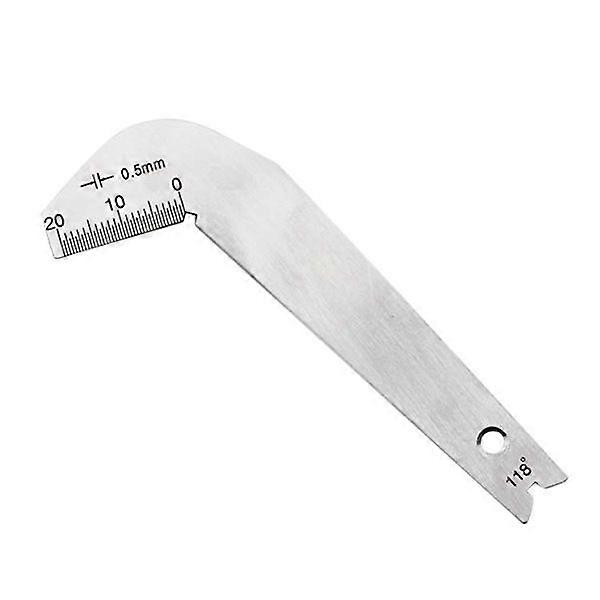 2025 Latest Model Fontainebleau Twist Drill Sharpening GaugeSupporting 118 Degree Twist Drills