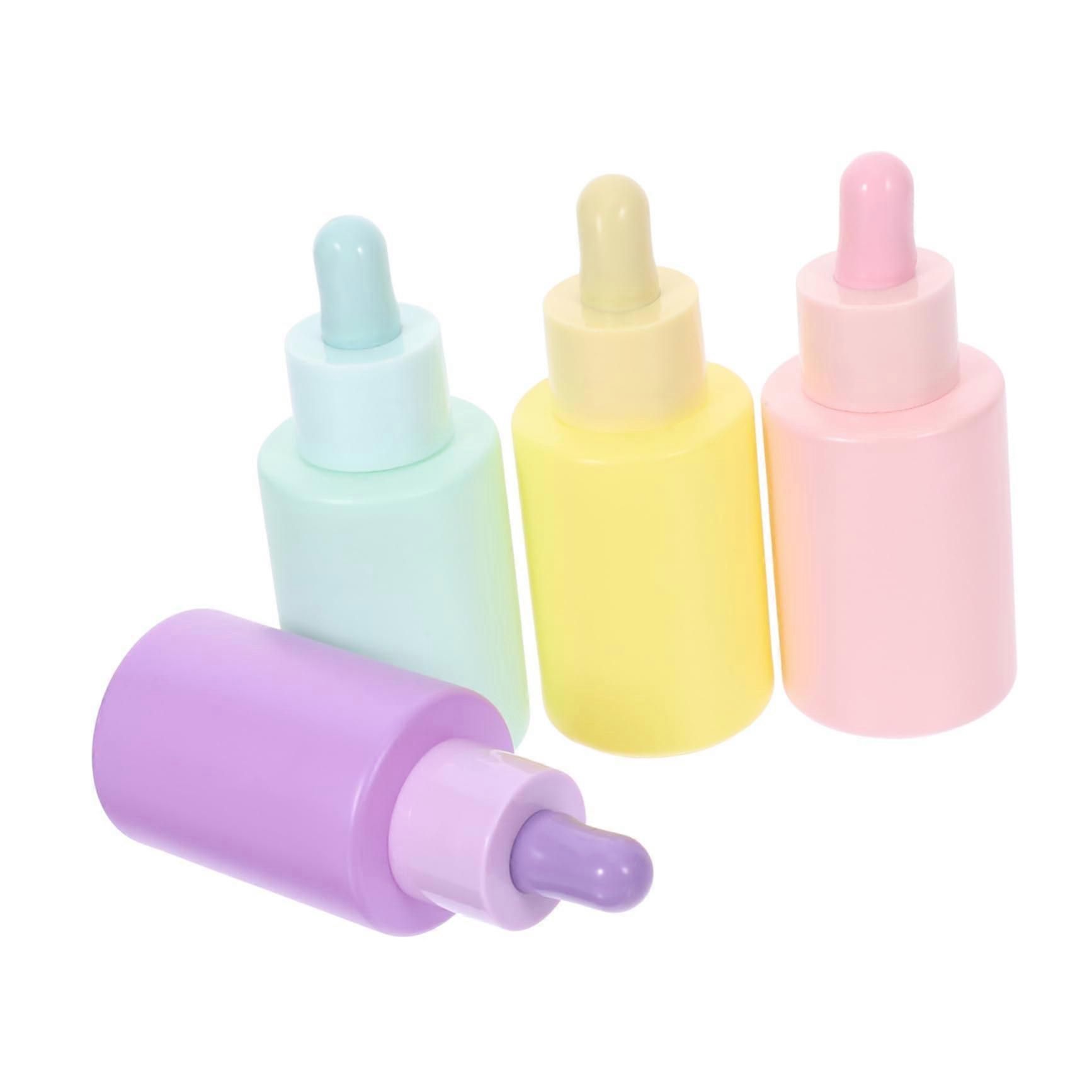 Travel Dropper Bottles Set of 4 for Leakproof Reusable Mini Containers, 10ml, BPA-Free, Perfect for Travel and Home Use