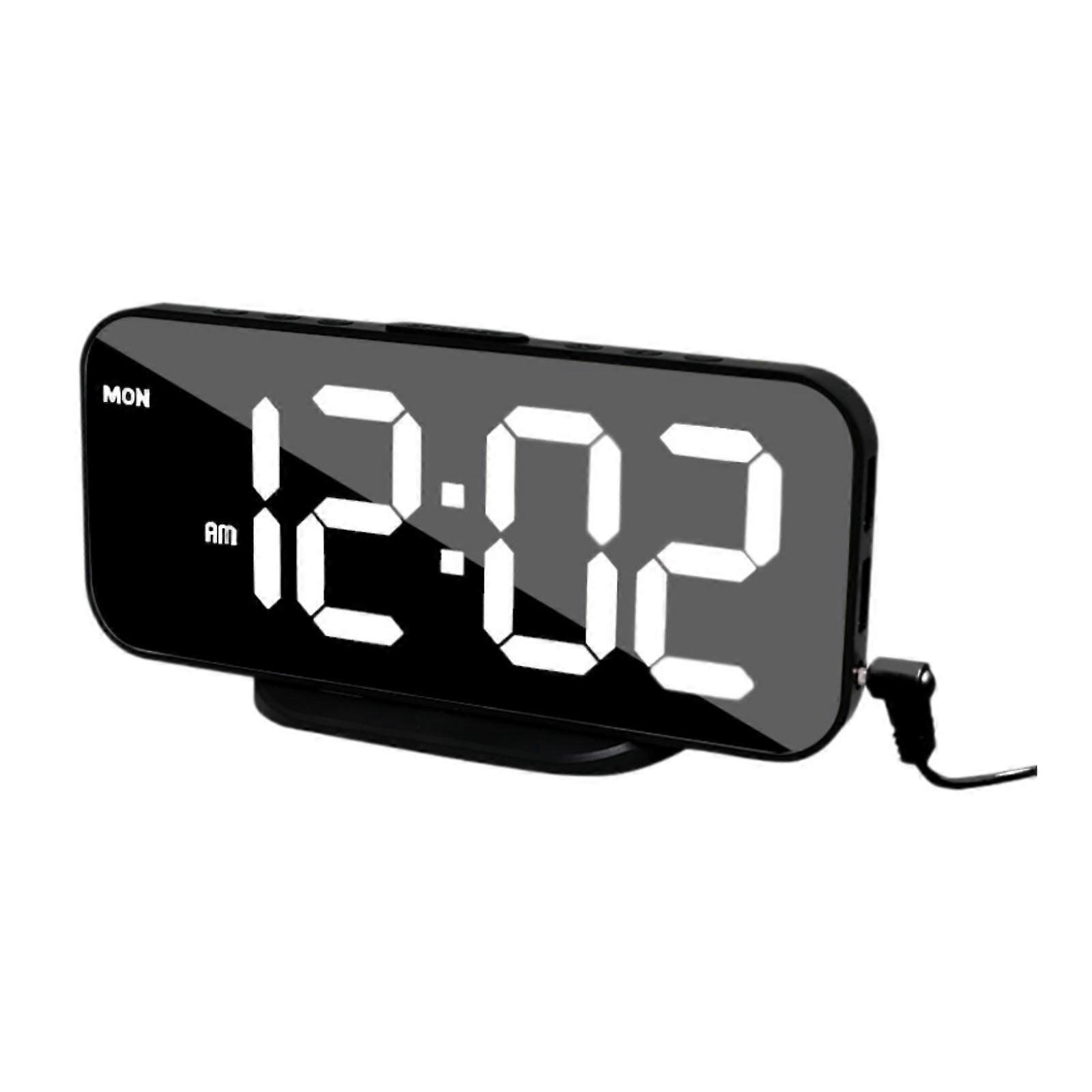 Digital Alarm Clock Bedside Clock Decoration Versatile 3 Levels Brightness