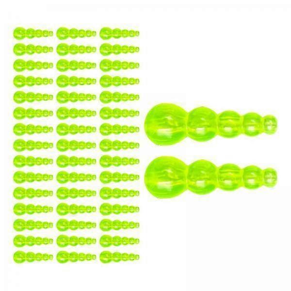 10x 50 Adet Yığılmış Balıkçılık Boncuk Seti Bas Boncuk Parçaları Tatlı Su Balıkçılık Lures