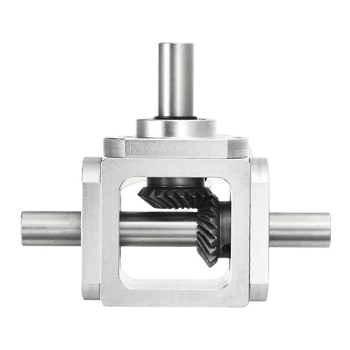 90Degree Right Angle Bevel 1:1 Forward Double Output Shaft 1 Module 20 Teeth Bevel Gear Aluminum Fr