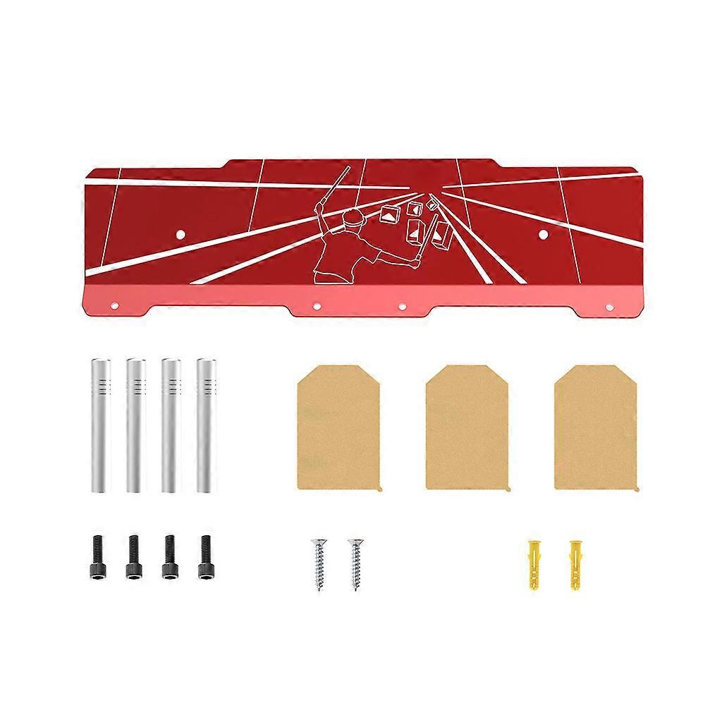 VR Wall Mount for Quest 2 VR Headsets Universal Fit Elegant VR Gaming Headsts Storage Hanger Controller Stand Hook  red