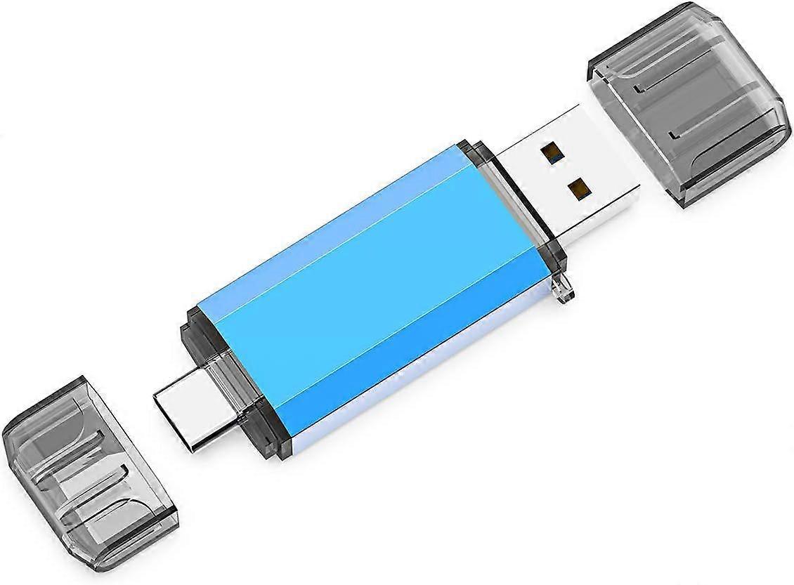 2025 Latest Model  USB C Flash Drive 128GB 2 in 1 OTG USB 3.0/Type C Thumb Drive