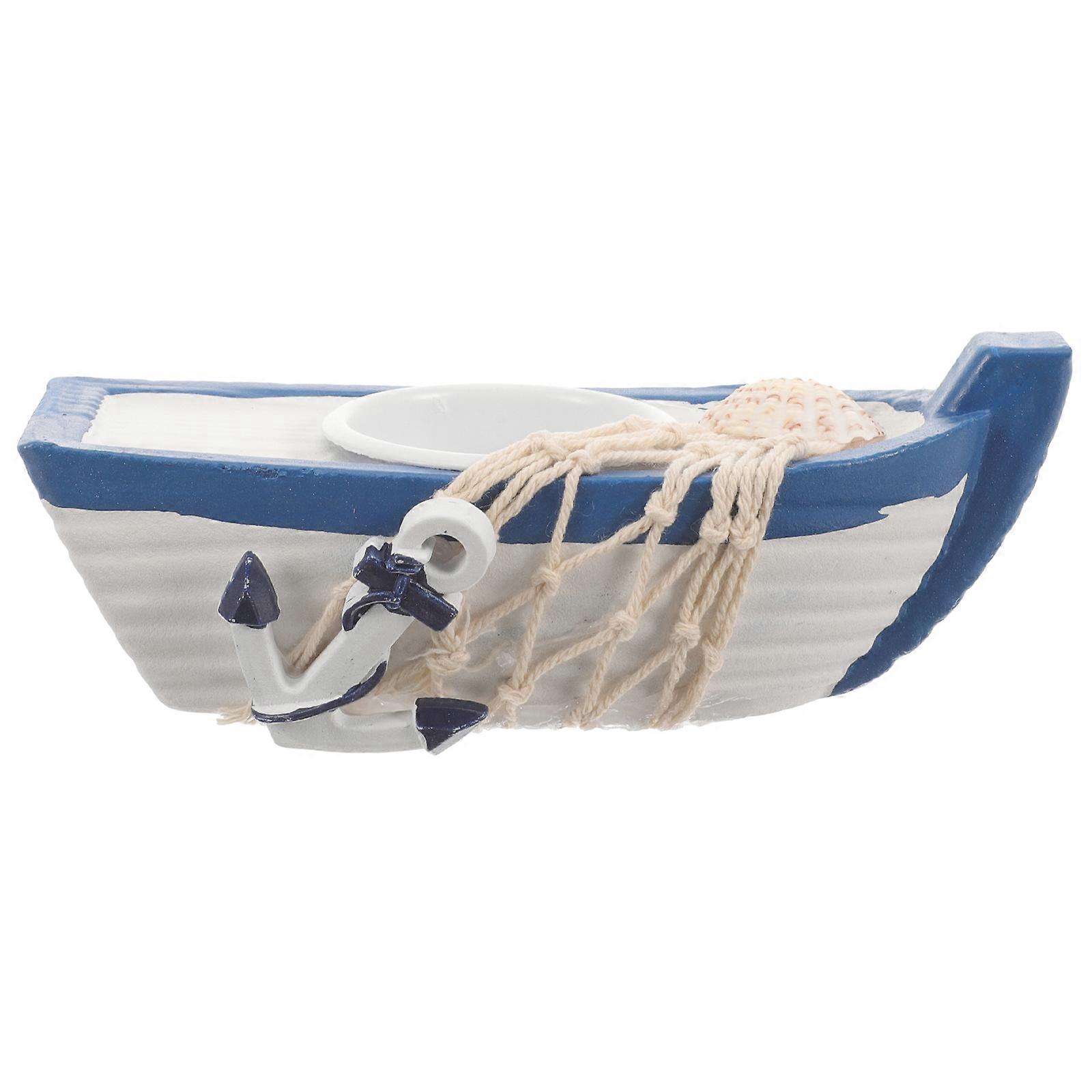 Candlestick Boat, Enhances Table Centerpieces Gracefully