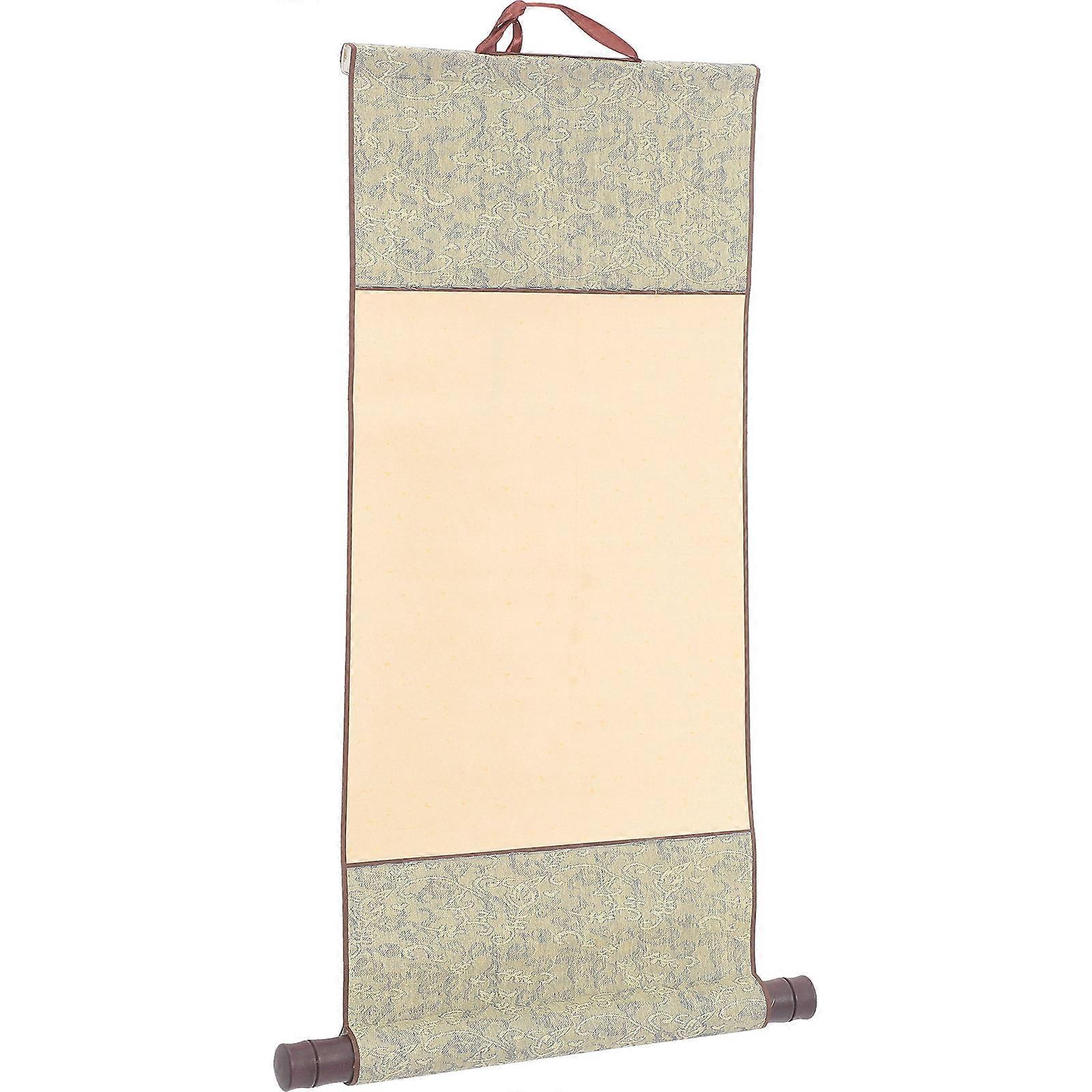 Hemoton Calligraphy Paper Blank Drawing Scroll Paper for Hanging 1 Set