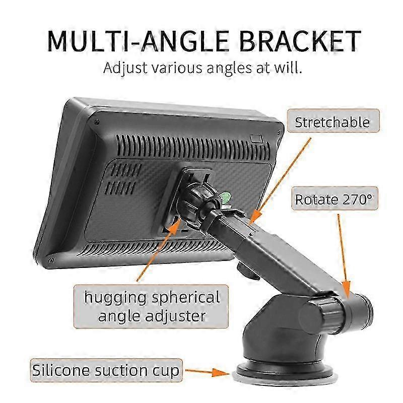 Universal 7Inch Wireless Carplay Android Auto Car Radio Dash Mount Multimedia Player Touch Screen U