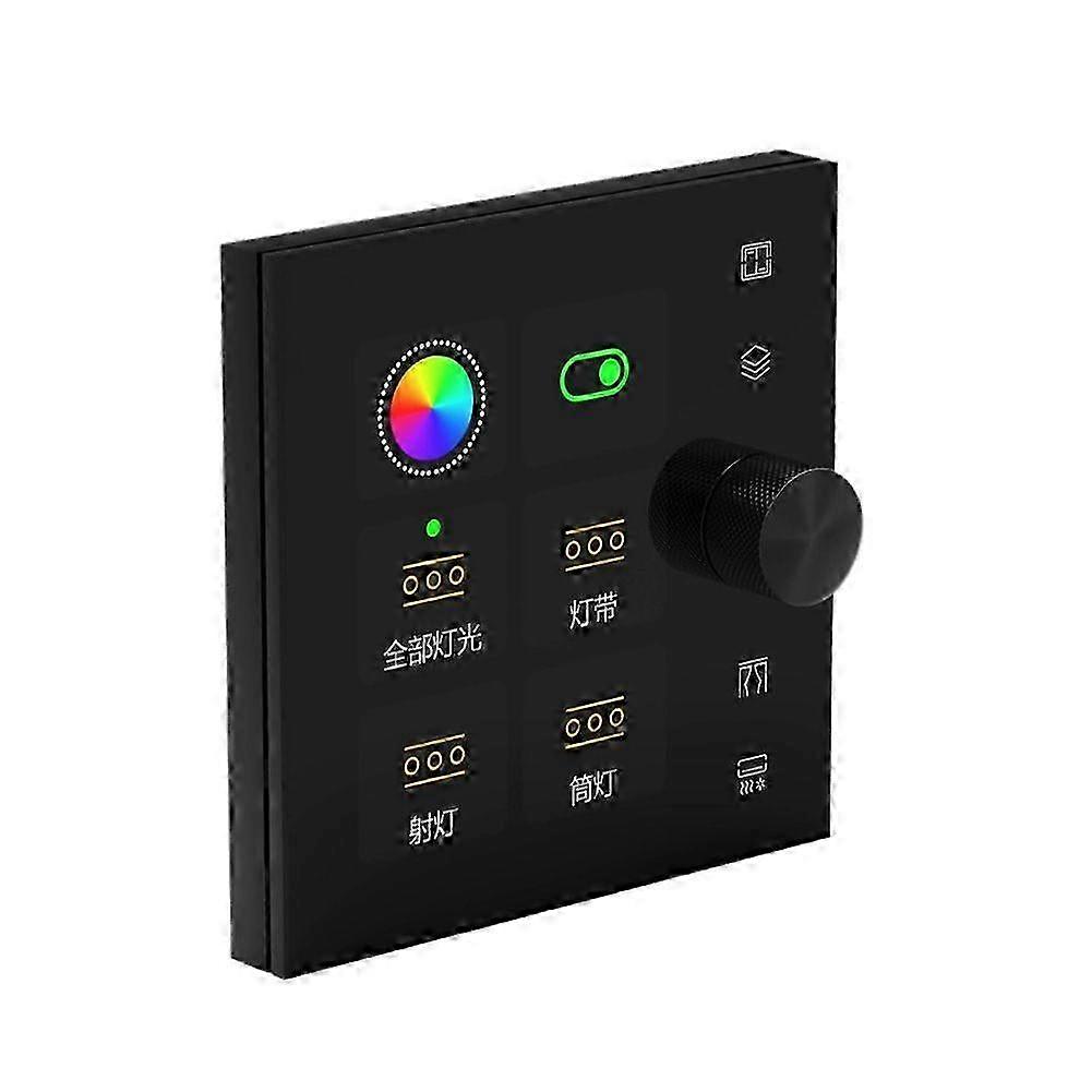 Tuya Wifi Smart Switch Panel Smart Home Zigbee Switch For Multi-channel Lights Scenes Curtains Dimm