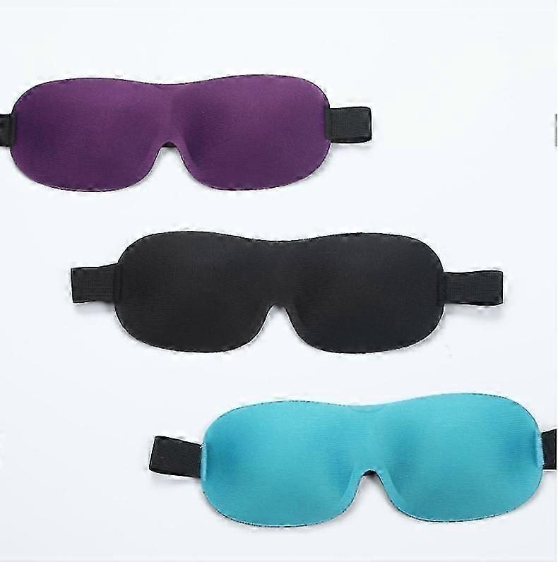 Masque de sommeil 3D Pack de 3 - Sangle réglable pour un repos nocturne confortable
