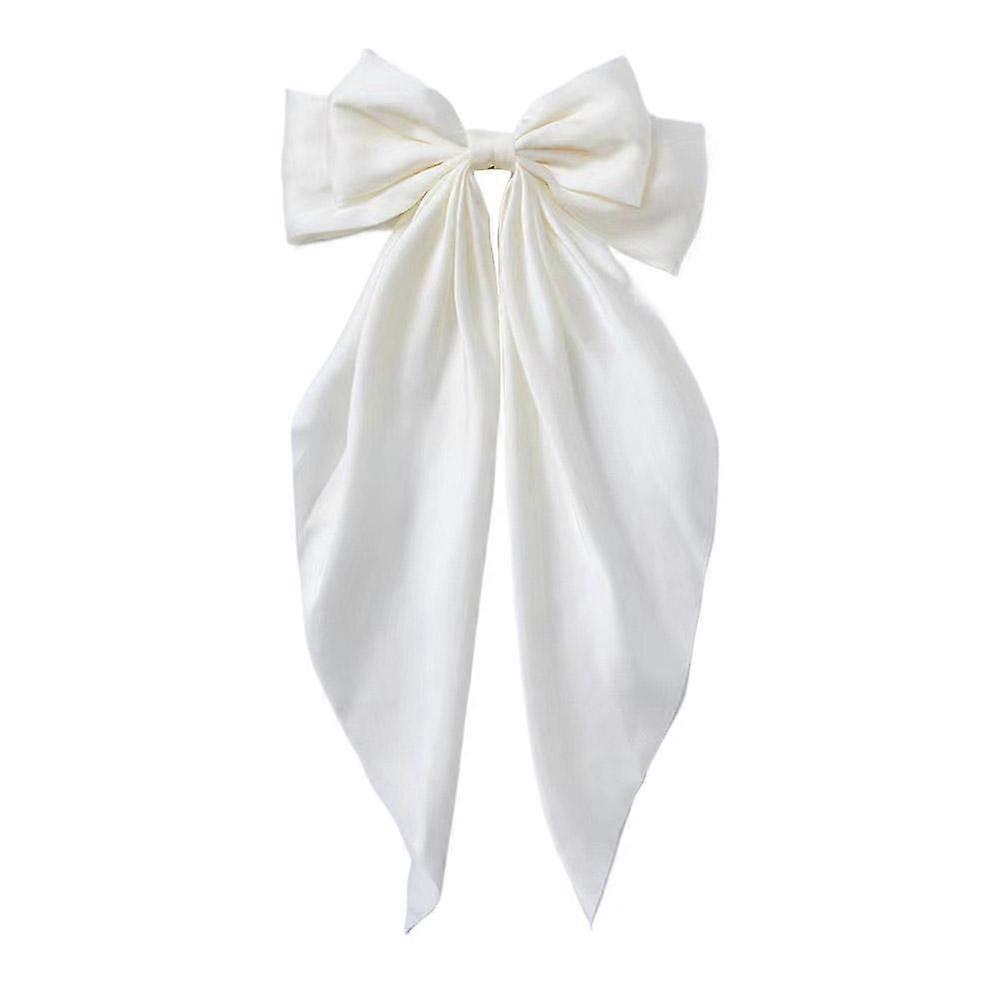 蝴蝶结发夹多功能面料长浮动女式头饰