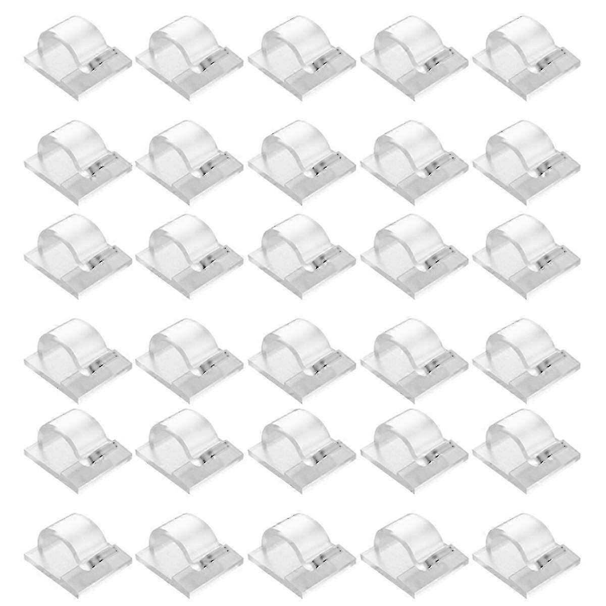 30-pack Klara Utomhus String Light Krokar med Vattentätt Lim