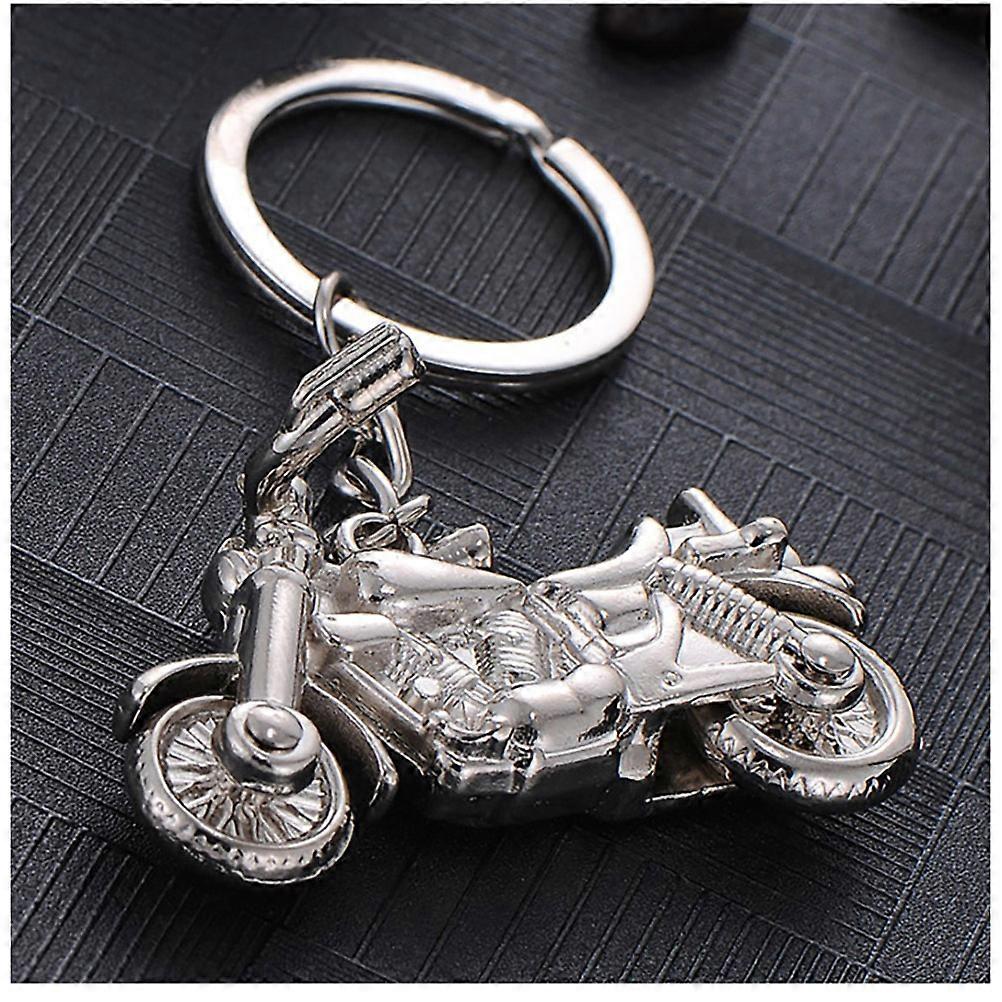 Elegant 3D Bike Key Ring with Sturdy Alloy Composition