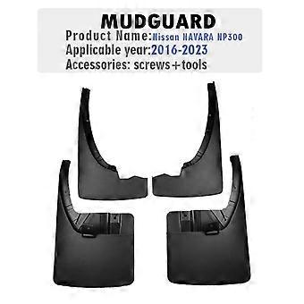PARA NISSAN Navara D23 NP300 2016-2023 Guardabarros Guardabarros Guardabarros Guardabarros Splash Guardabarros Accesorios para automóviles Auto Styline Front 4pcs