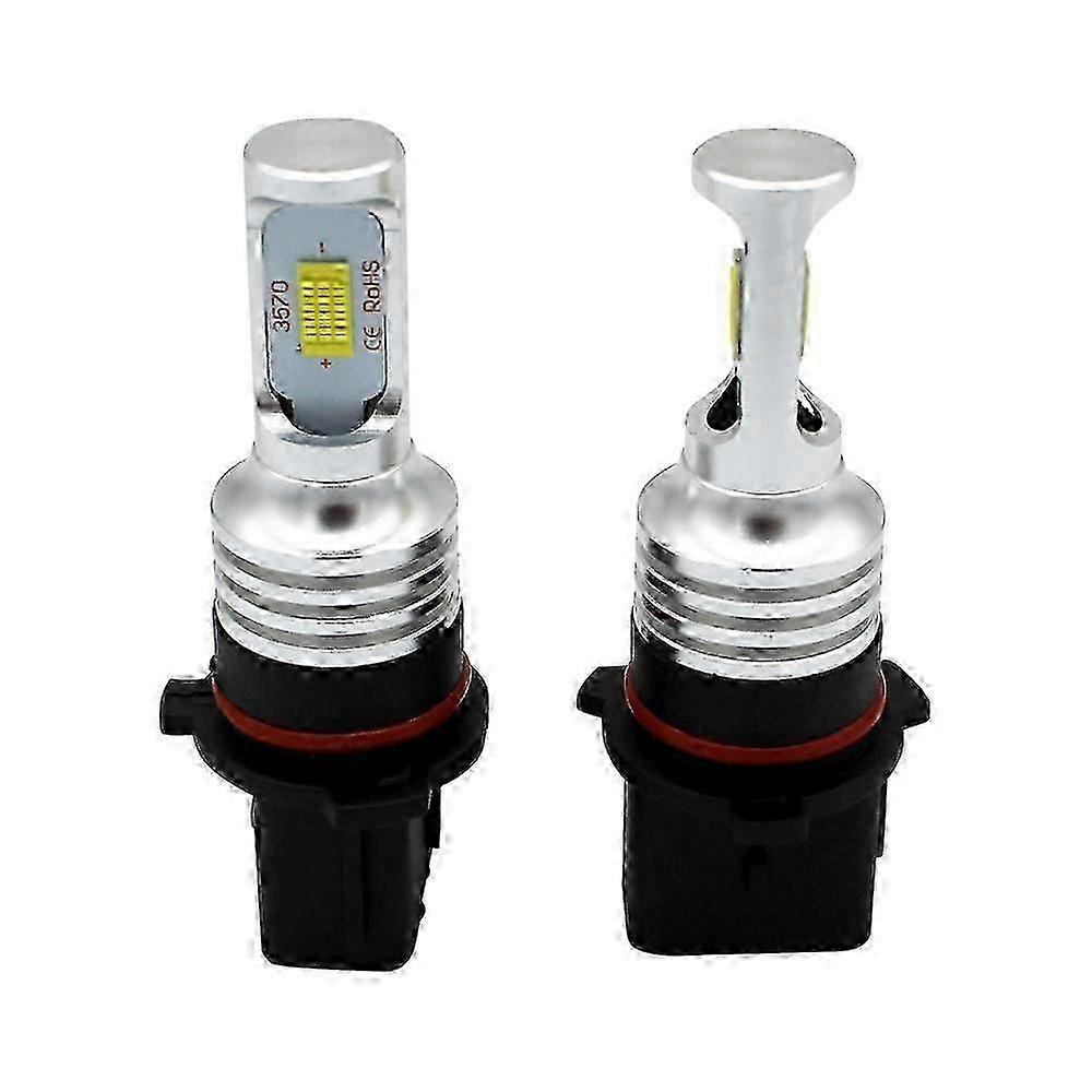 2 stk P13w super lyse hvide LED bil tågepærer - stil 2