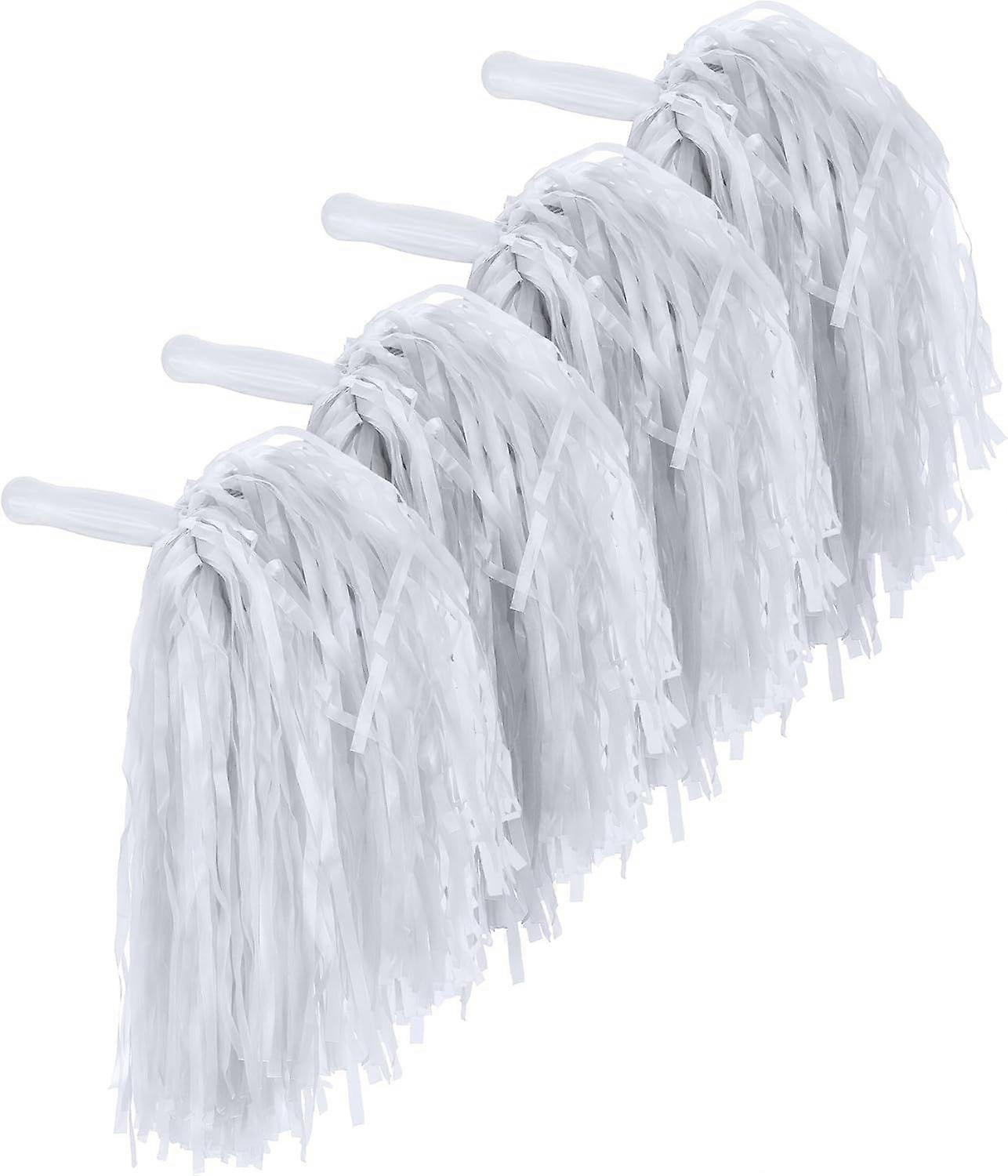 2025 Latest Model 2 Pairs Plastic Cheerleader Cheerleading Pom Poms for Party
