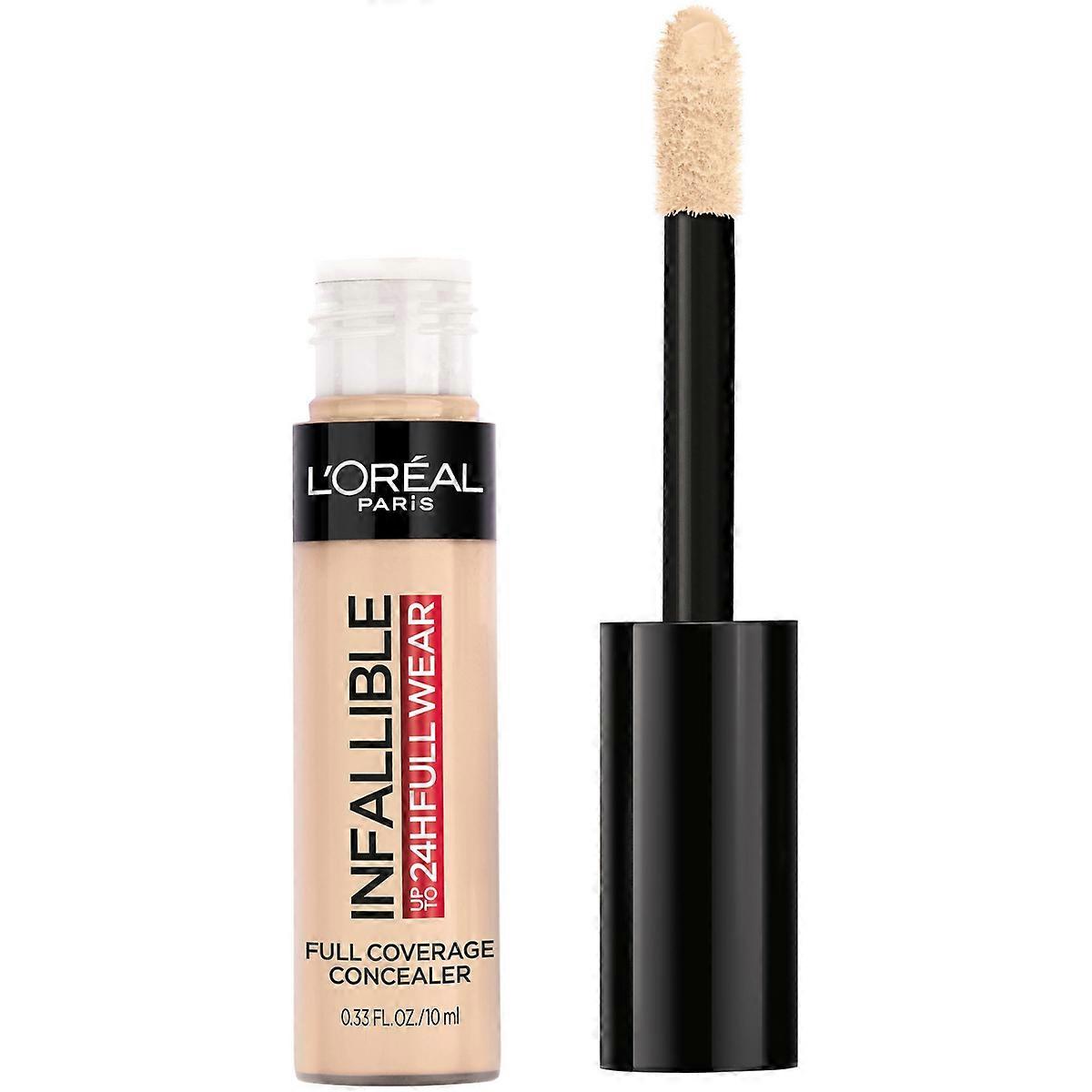 L'oreal Paris Infallible Full Wear, Full Coverage, Waterproof Concealer, 340 Fawn - 0.33 Fl Oz