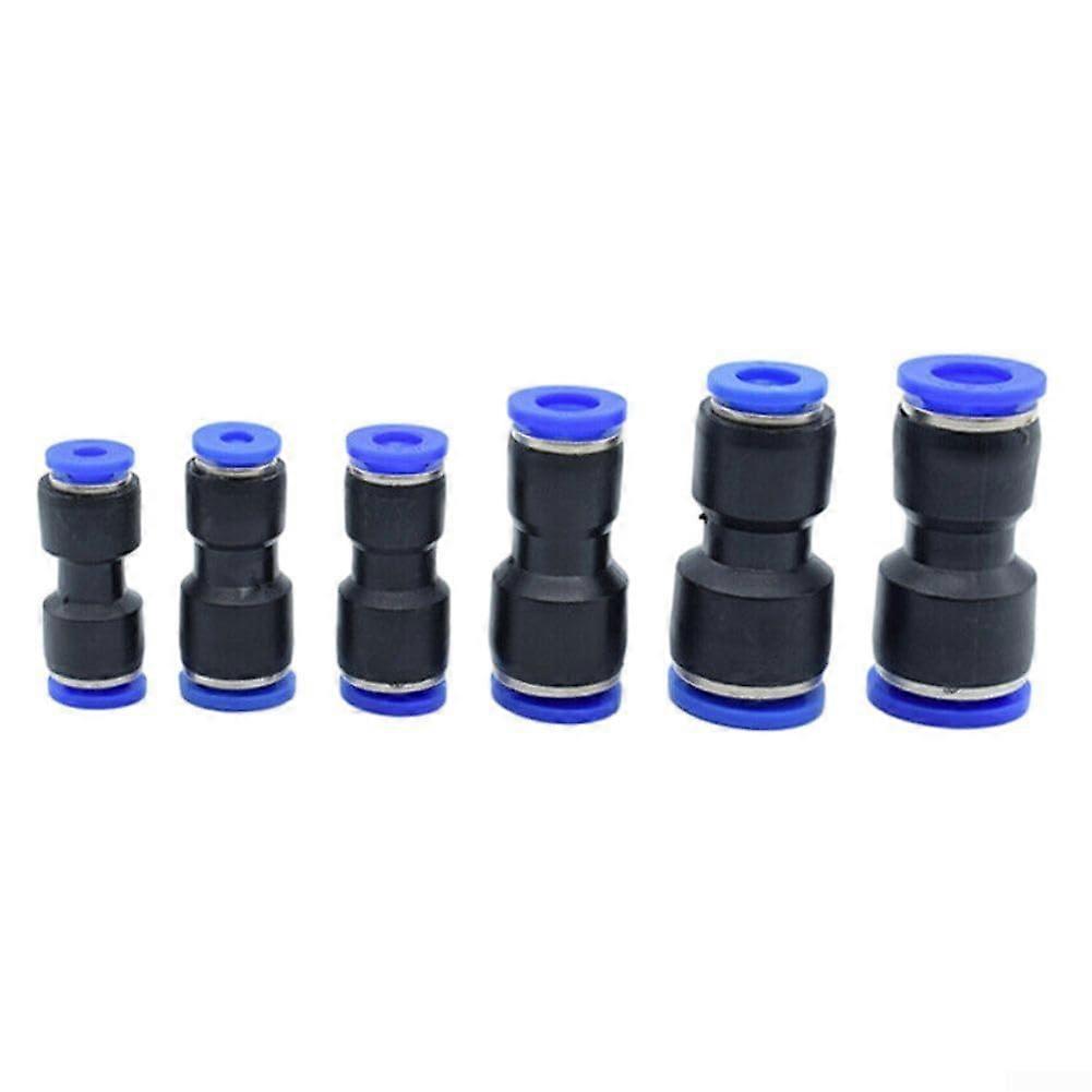 Pneumatic Pipe and Hose Reducer 4mm to 16mm for Air and Liquid Lines, 16mm to 12mm Compatibility, Durable Materials