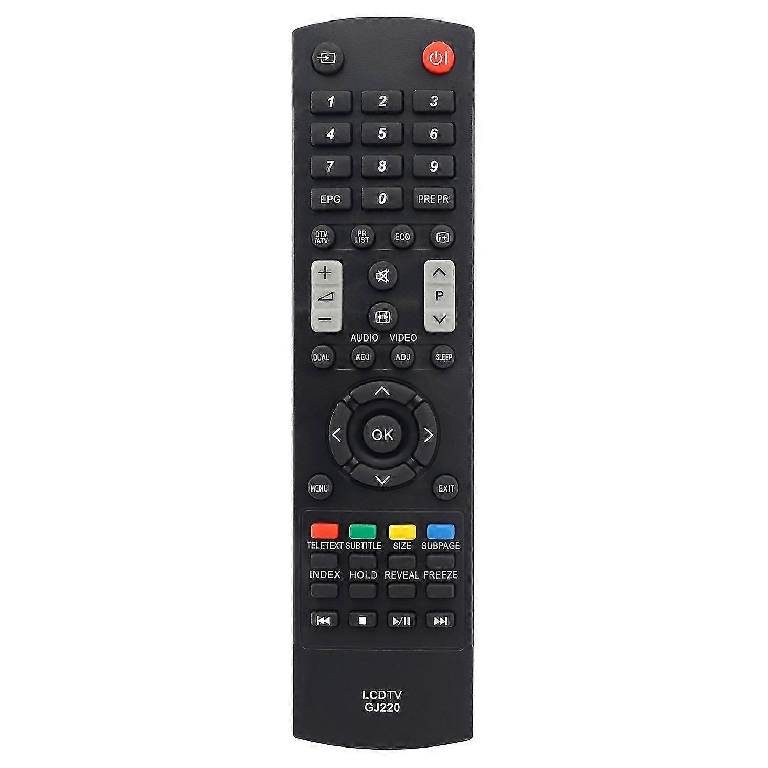 Remote Control for Sharp GJ220 AUDIO VIDEO TV LC-26LE320E LC-32LE320E