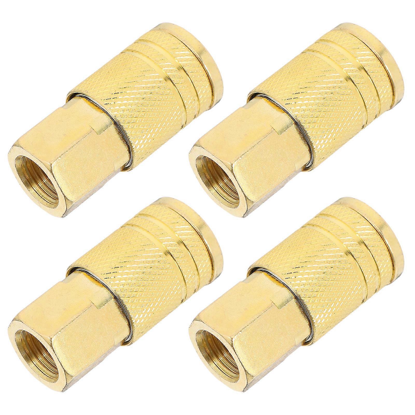 Female Quick Coupling Adapter NPT Tapered Thread Air Hose Fittings Industrial Pneumatic Tool Air Coupler for Drills Wrenches Efficient Stable