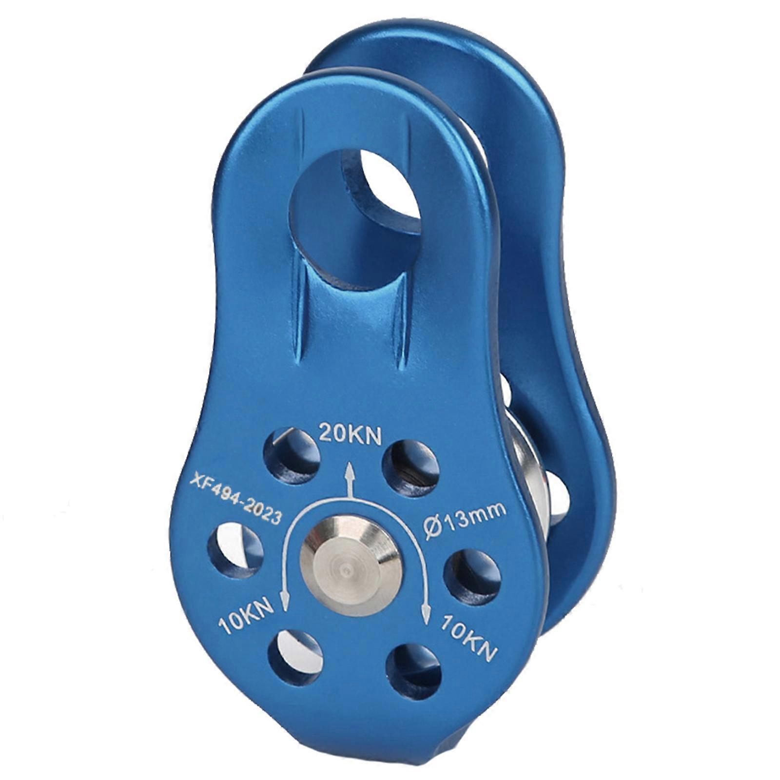 Rescue High Altitude Pulley Used for Mountain Rescue Tower Operation and Ski Patrol Easier for Hauling Big Load  Blue