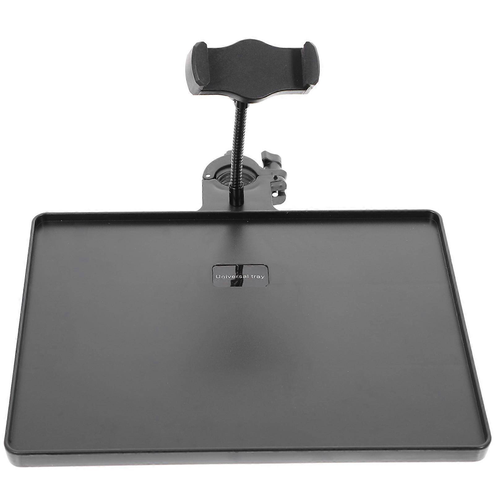 Large Mic Tray Microphone Stand Bracket Adjustable Height Content Creators Metal 27.00X20.50X2.50CM 1Pack