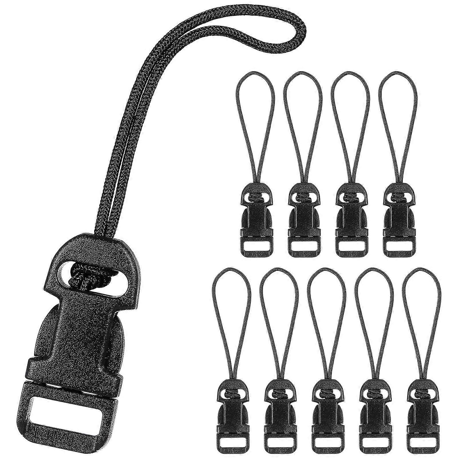 Camera Strap Quick Release Connector QD Loop Adapter Black 8.20X1.50X0.30CM Quick Disconnect 10Pack