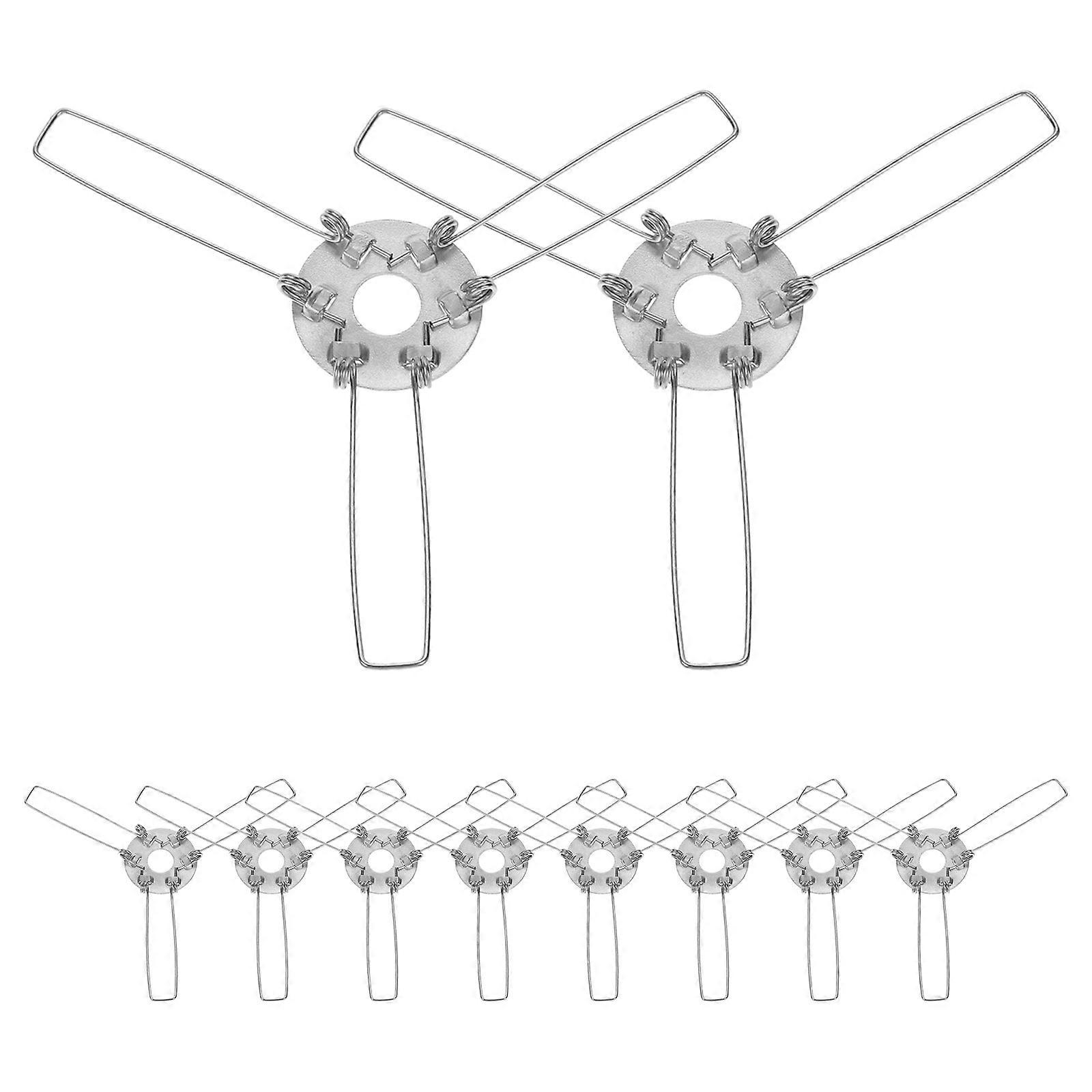 10PCS Pendant Light Shade Clips Spring Clamp Lampshade Adapter for Easy Installation Secure Attachment to Light Fixtures