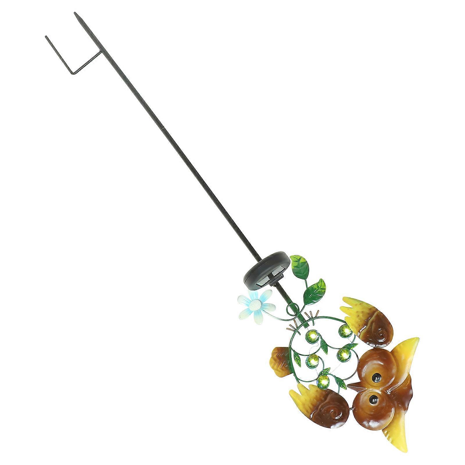 Outdoor Garden Light Owl Rain Gauge Light Solar Powered Lighting Roads 97.00X20.00X10.00CM Synthetic Material 1Set