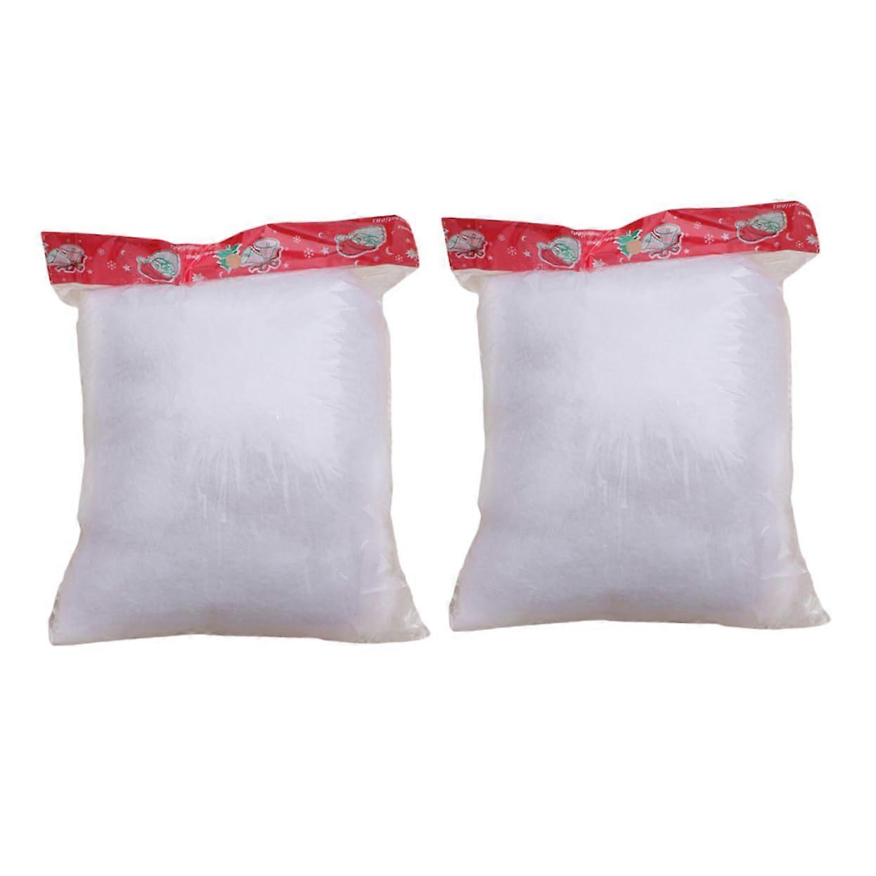 Snow Globe Set Of 2 With Artificial Snowflake Cotton Snow For Christmas Party Favour Gift And Christmas Tree Decoration