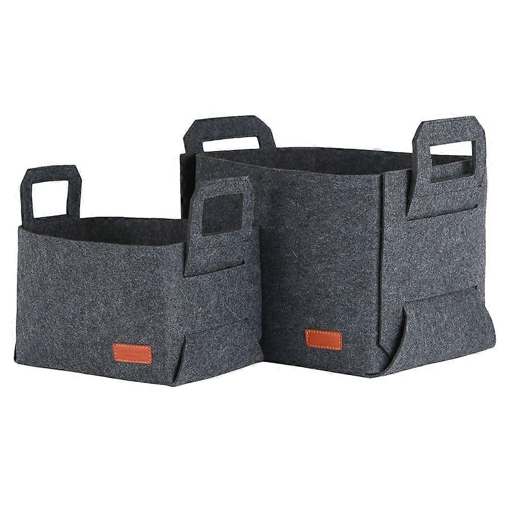2 Pcs Collapsible Storage Basket Large Capacity Storage Container (Random Color)